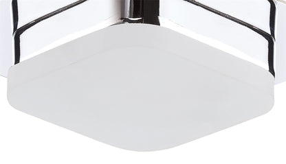 Mantra Fusion Marcel Recessed Down Light 5W LED Square 3000K IP44, 450lm, Polished Chrome/Frosted Acrylic, Cut Out: 70mm, Driver Included, 3yrs Warranty