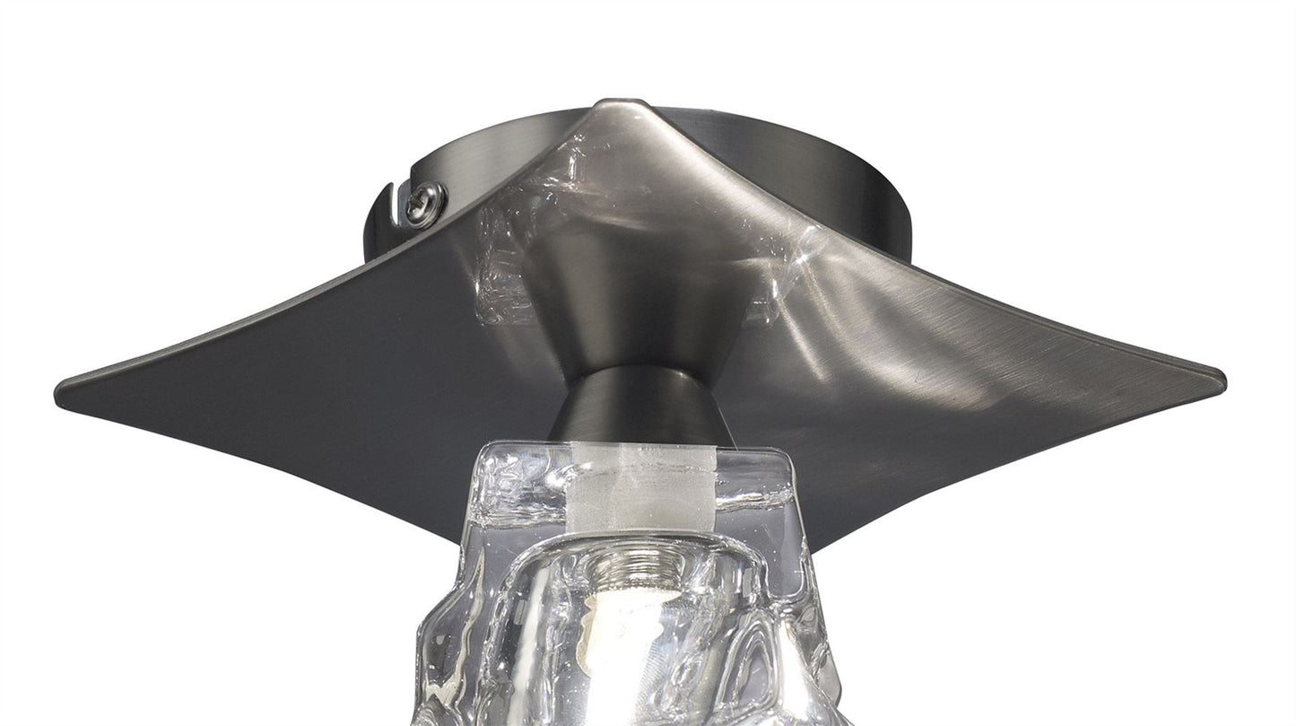 Mantra M3756 Iku Ceiling 1 Light G9, Satin Nickel