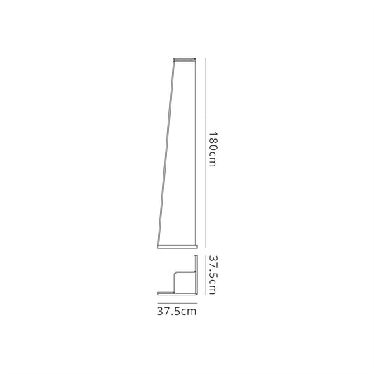 Mantra Minimal Floor Lamp, 40W LED, 3000K, 3000lm, Dimmable, Sand Brown, 3yrs Warranty