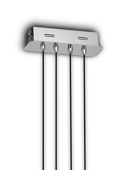 Mantra M6121 Cinto Pendant 42W LED, 3000K, 3360lm, Polished Chrome, 3yrs Warranty