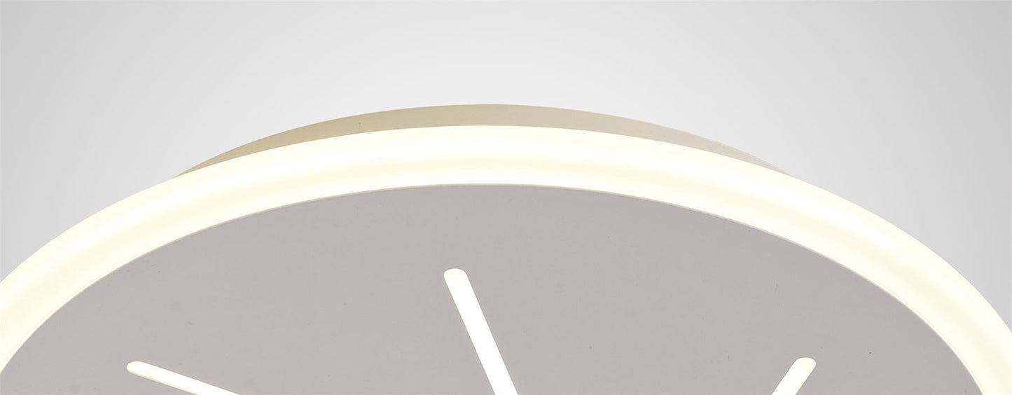 Mantra Fusion Kenzo 37.2cm Ceiling 37cm Round, 30W LED, 4000K, 2100lm, Sand White, 3yrs Warranty Ceiling