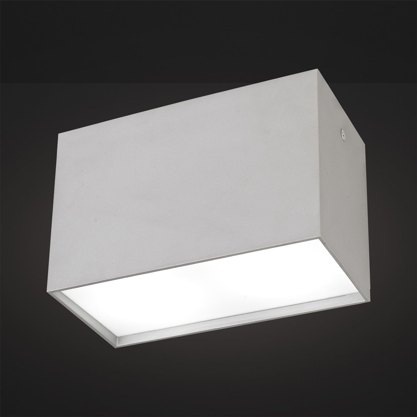 Mantra Fusion M5630 Kailua Flush Rectangular 2 x GU10, Silver - M5630 Ceiling