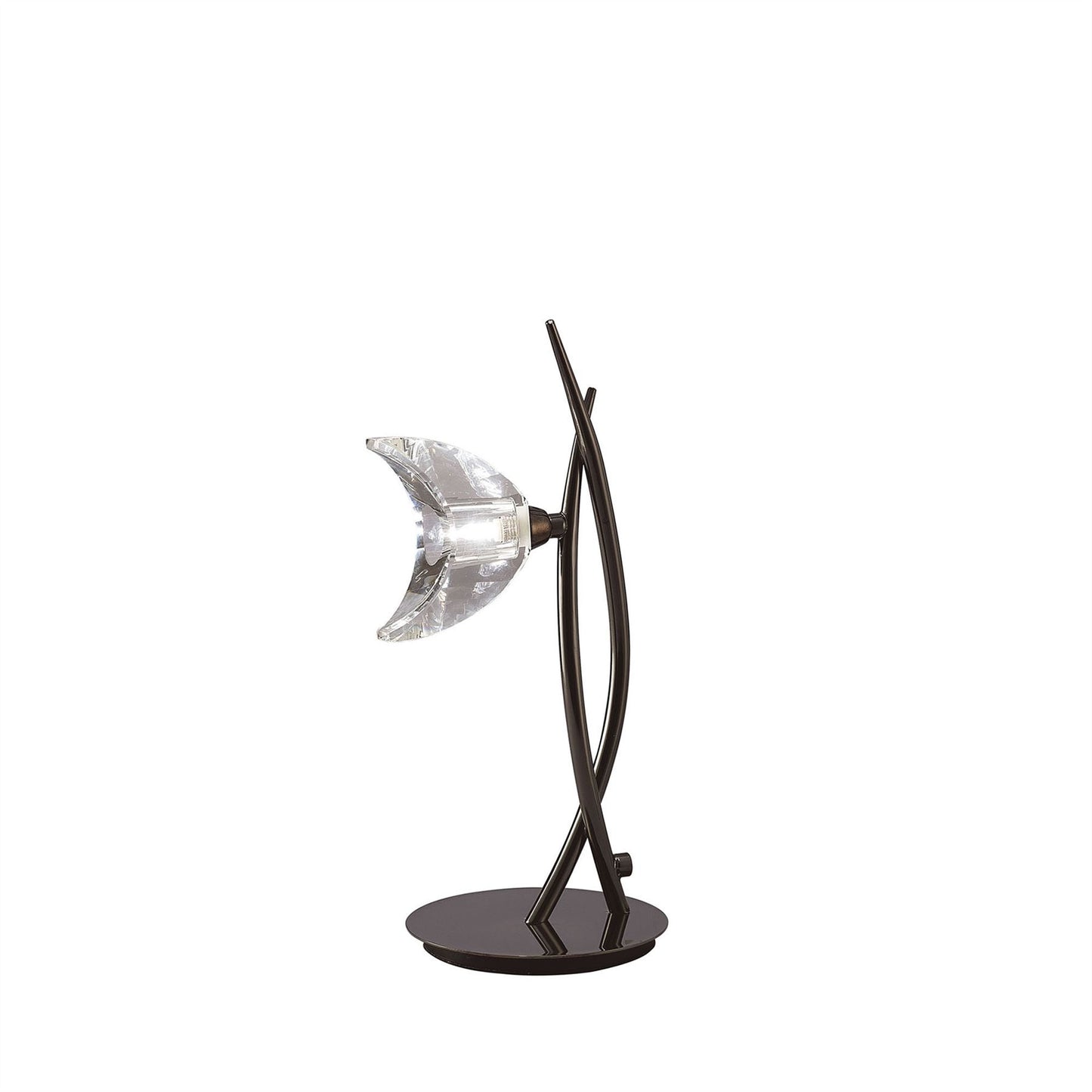 Mantra Eclipse Tall Table Lamp 1 Light G9, Black Chrome