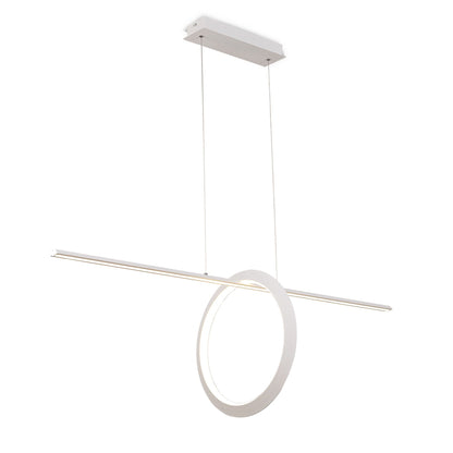 Mantra Kitesurf Loop Under Linear Pendant, 30W LED, 3000K, 2400lm, White, 3yrs Warranty