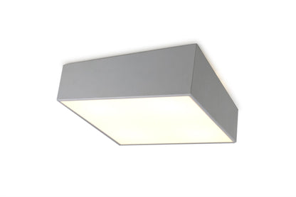 Mantra M6163 Mini Ceiling 45cm Square, 5 x E27 (Max 20W), Silver - M6163 Ceiling