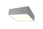 Mantra M6163 Mini Ceiling 45cm Square, 5 x E27 (Max 20W), Silver - M6163 Ceiling