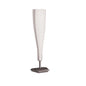 Mantra Java Table Lamp Big 1 Light E14, Satin Nickel/Frosted White Glass