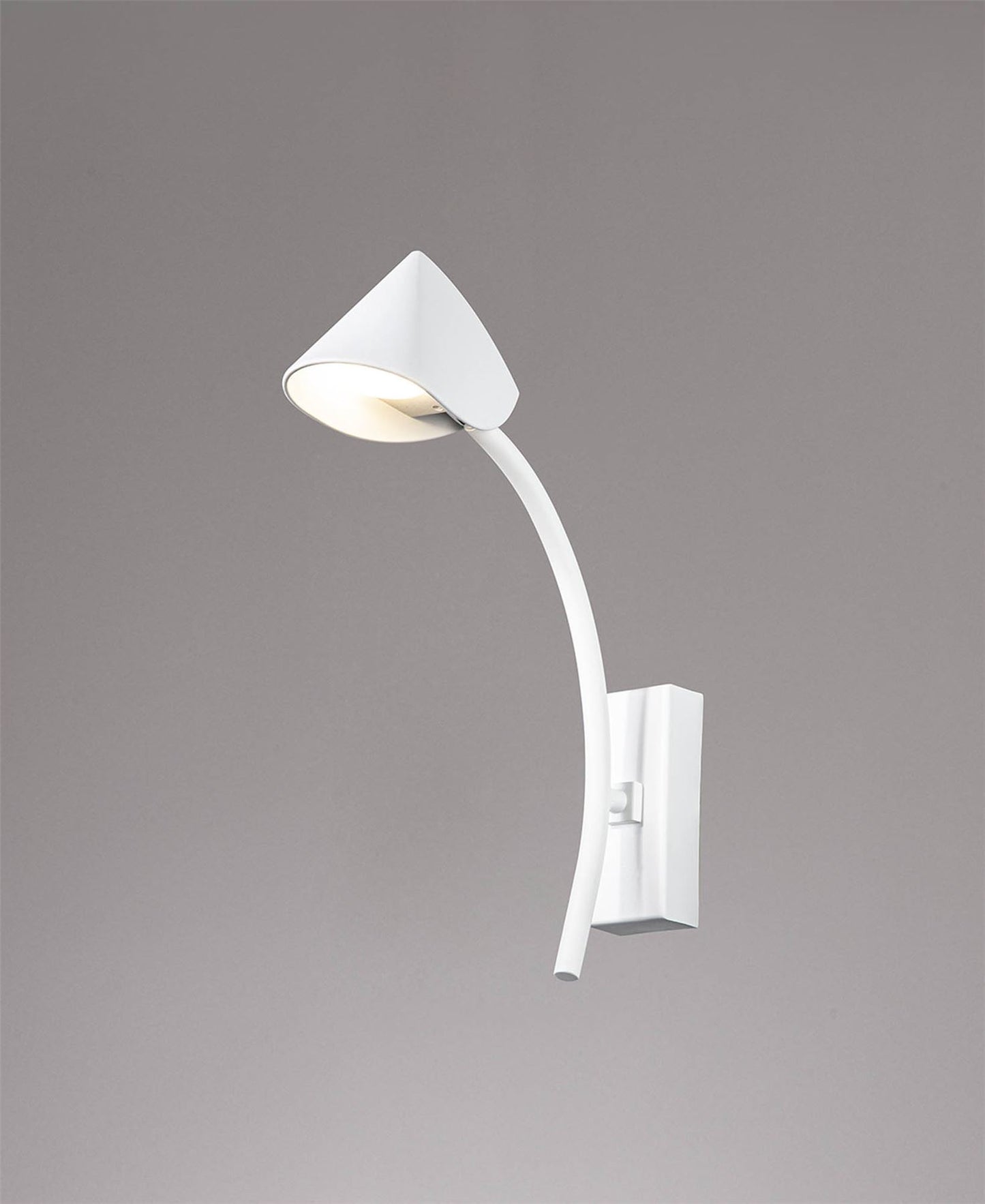Mantra Capuccina 1 Light Wall Light, 7W LED, 3000K, 630lm, White, 3yrs Warranty