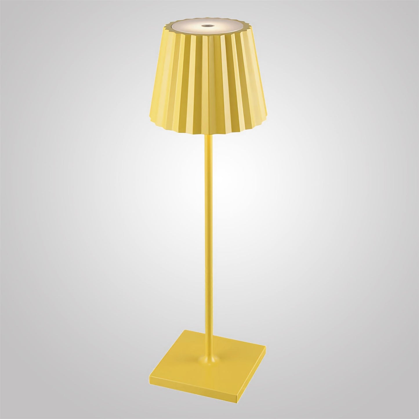 Mantra Fusion K2 Cordless K2 Rechargeable Battery Operated Table Lamp, 2.2W LED, 3000K, 188lm, IP54, USB Charging Cable Included, Yellow, 3yrs Warranty