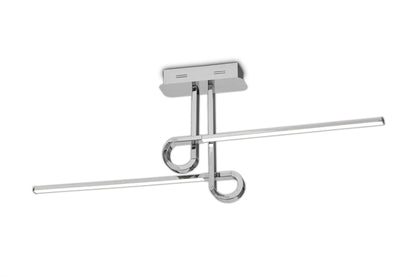 Mantra M6124 Cinto Ceiling 20W LED, 3000K, 1600lm, Polished Chrome, 3yrs Warranty - M6124 Ceiling