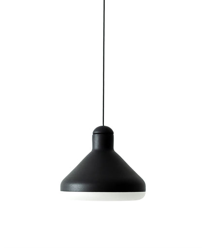 Mantra Fusion Sirio 13.5cm 1 Light Pendant, 8W LED, 3000K, 590lm, Black, 3yrs Warranty