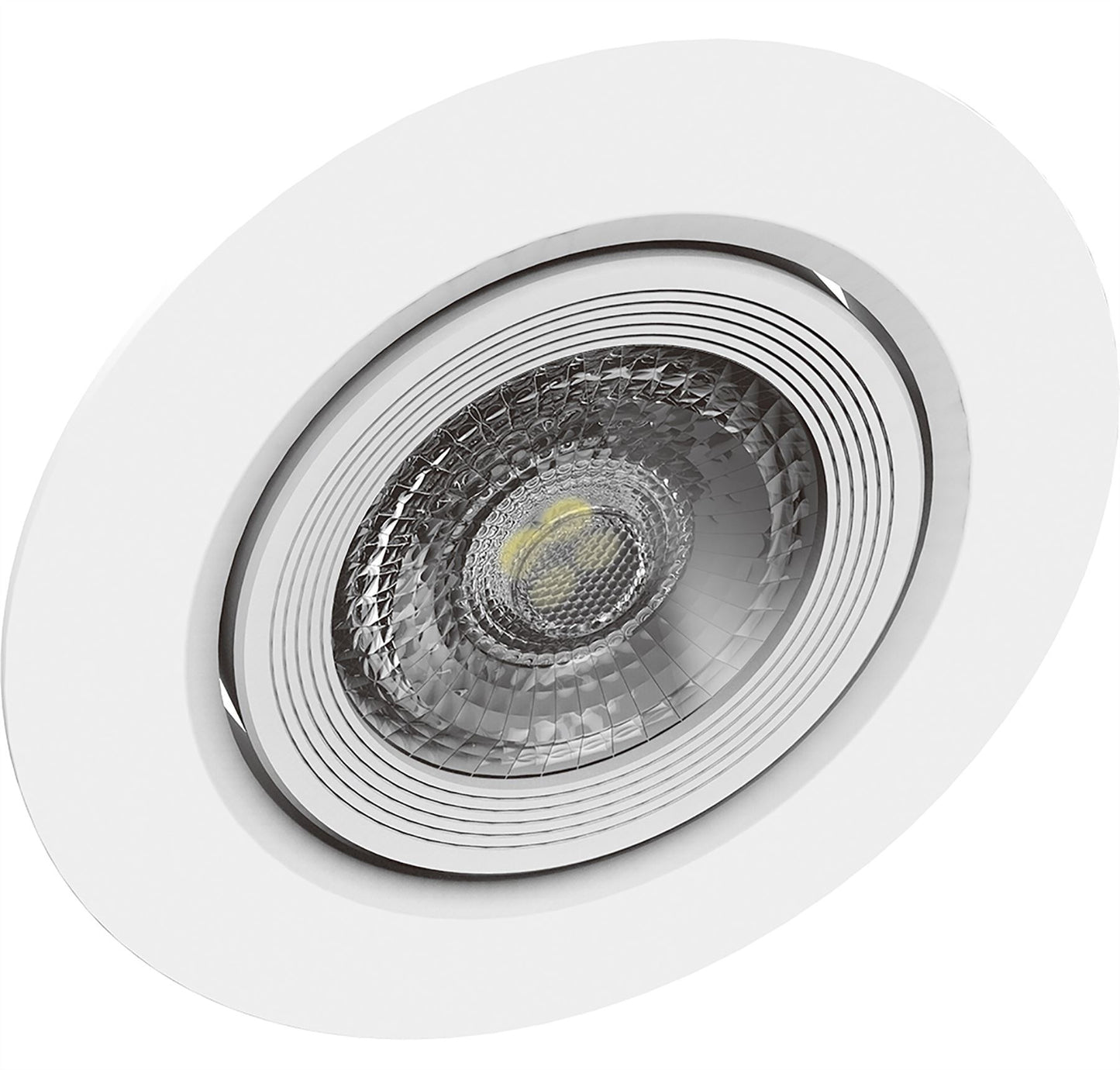 Techtouch Intego Spot ß2 Supervision, 90mm, Round Adjustable, 7W, Warm White, 3000K, 560lm, 36°, Inc. Driver, Cut Out: 75mm, 3yrs Warranty