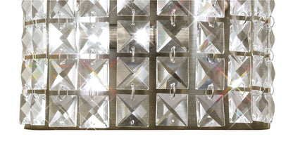 Diyas Cortina Wall Light 2 Light G9 Antique Brass/Crystal