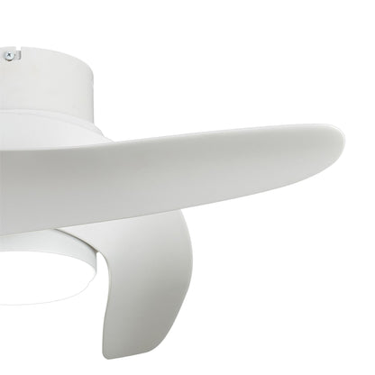 Groenland XS 79.5cm 30W LED Dimmable Ceiling Light With Built-In 24W DC Fan, 2700-5000K Remote Control, 2640lm, White, 5yrs Warranty