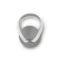 Mantra Knot Switched Wall Light 12W LED 3000K, 840lm, Silver/Frosted Acrylic/Polished Chrome, 3yrs Warranty