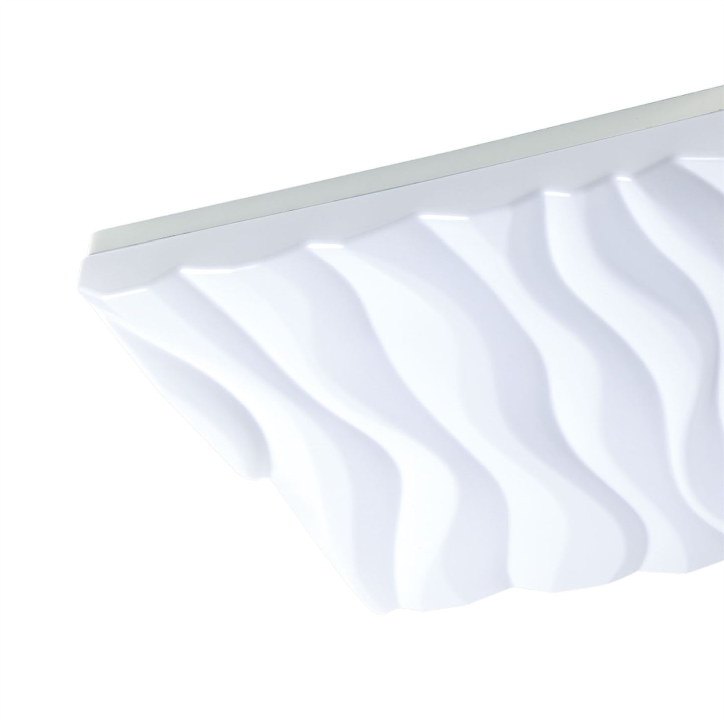 Mantra M5043 Arena Ceiling/Wall Light Large Square 45W LED IP44 3000K, 4050lm, Matt White/White Acrylic, 3yrs Warranty