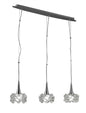 Mantra M3961 Artic Linear Pendant 3 Light E27 Line Large, Polished Chrome