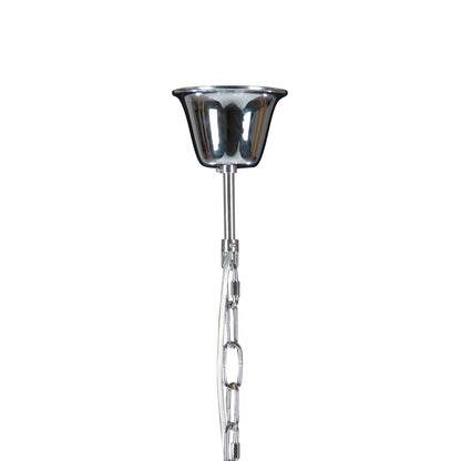 Diyas Santo 52cm  4 Light E14 Polished Chrome/Crystal Ceiling Pendant Light Fitting