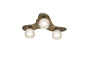 Mantra M1828 Loop Ceiling 3 Light G9 ECO, Antique Brass