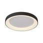 Mantra Fusion Niseko Ring Ceiling 65cm 48W LED, 3000K, 3900lm, Black, 3yrs Warranty Ceiling