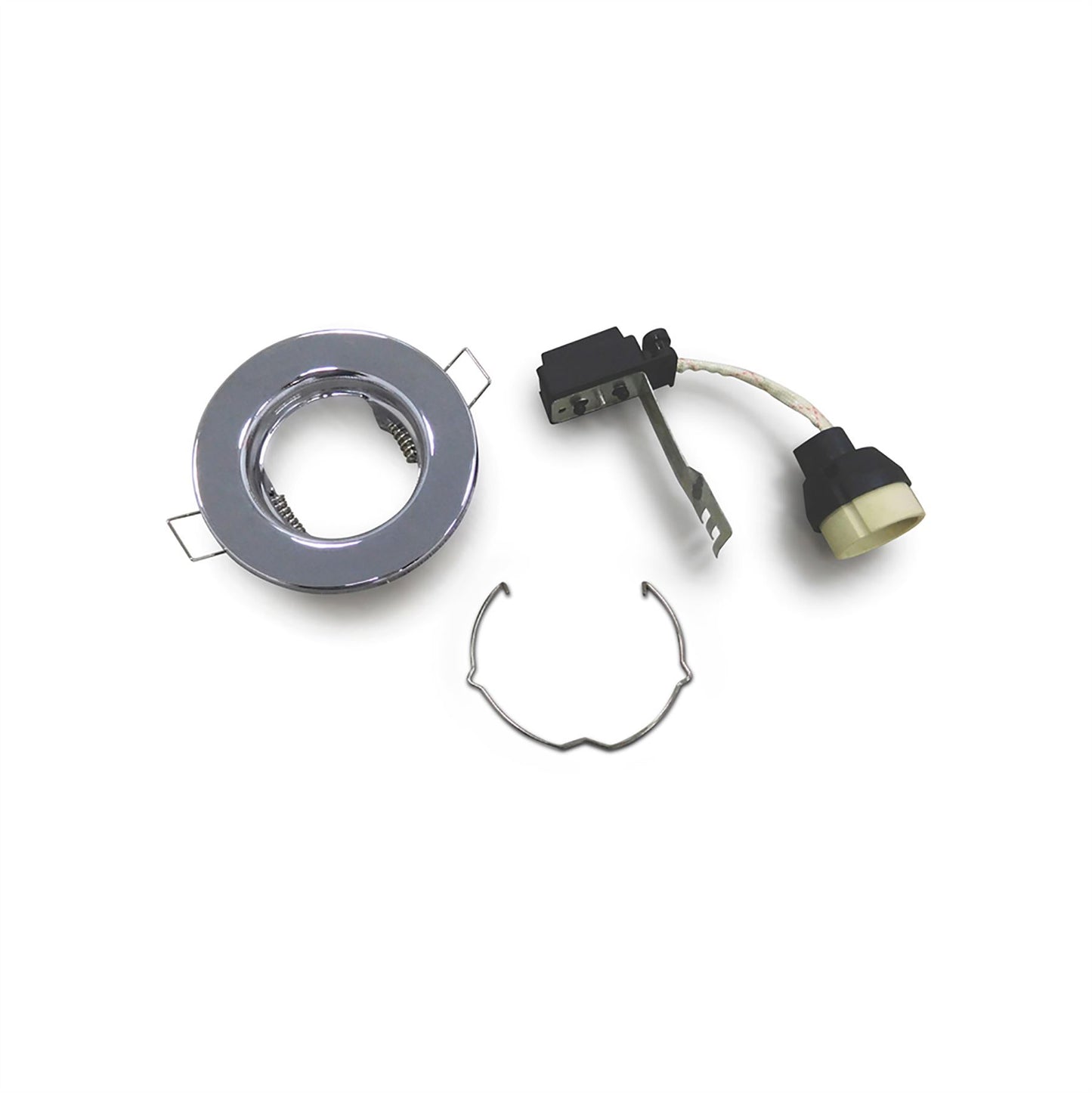 Deco Hudson GU10 Fixed Downlight Polished Chrome (Lamp Not Included), Cut Out: 60mm