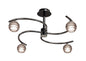 Mantra Sphere 59.3cm Semi Flush 4 Light G9, Black Chrome