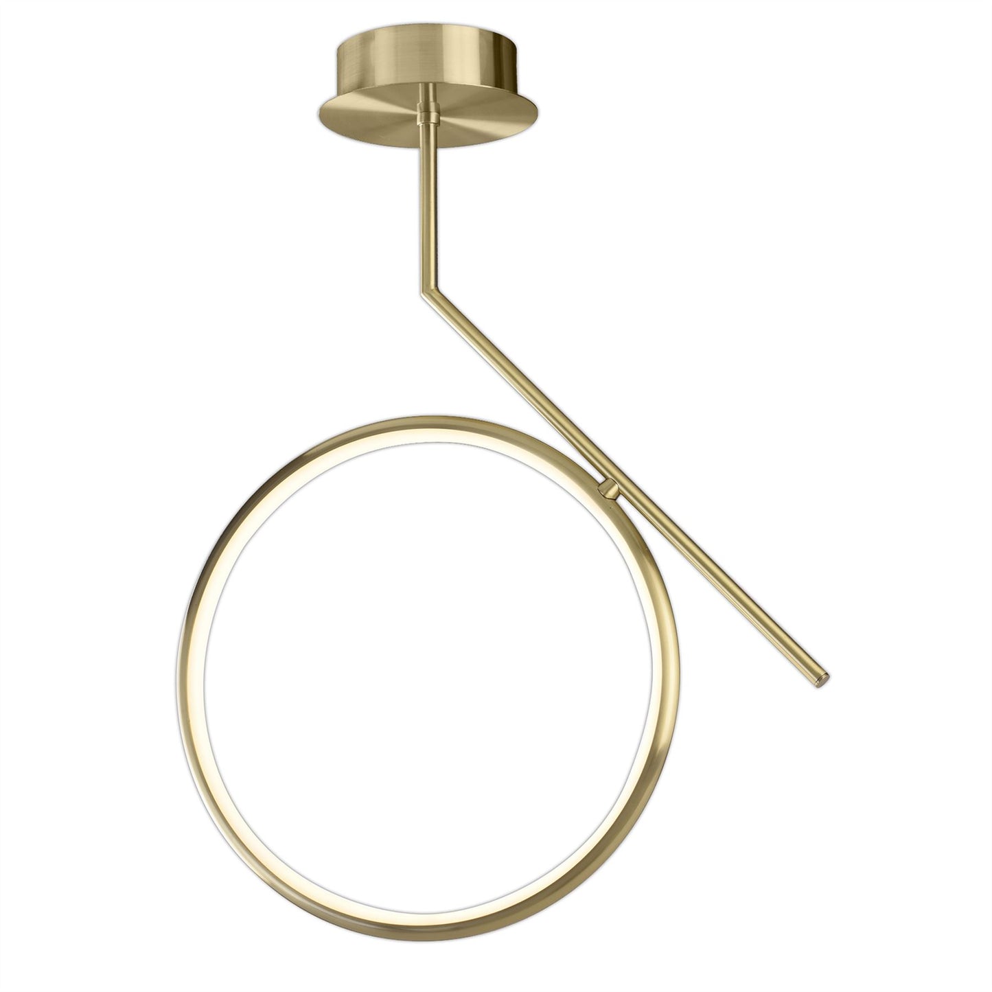 Mantra Olimpia Ceiling Light, 25W LED, 3000K, 1875lm, IP20, Satin Gold, 3yrs Warranty