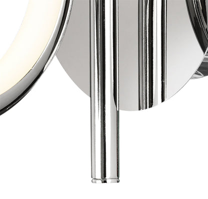 Mantra Olimpia Wall Light, 8W LED, 3000K, 600lm, IP20, Chrome, 3yrs Warranty