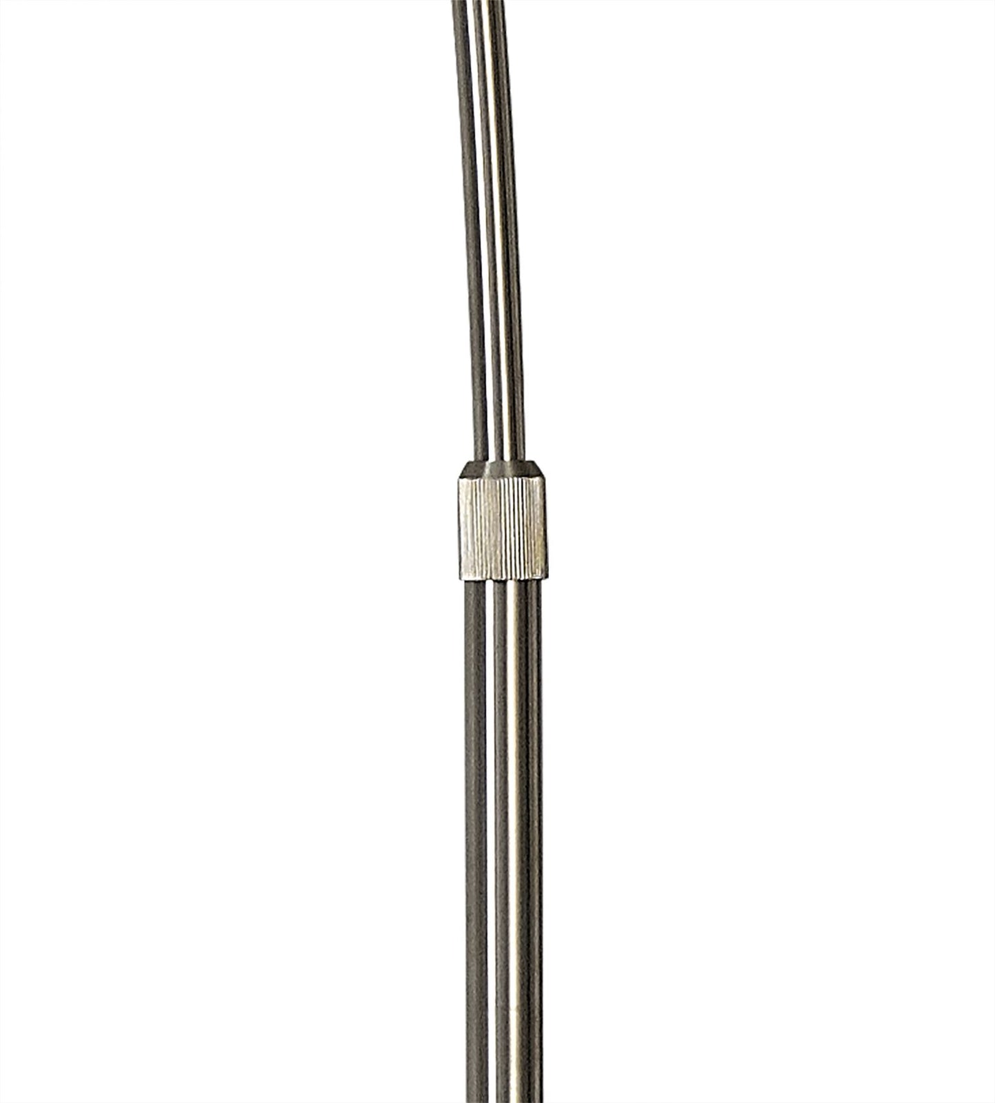 Mantra Fusion Kinke Long Reach Floor Stand with Hook, Stainless Steel/Black Marble, 2.5kg Maximum Load, 2yrs Warranty Item Weight: 15kg Exterior
