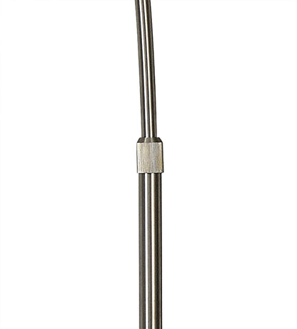Mantra Fusion Kinke Long Reach Floor Stand with Hook, Stainless Steel/Black Marble, 2.5kg Maximum Load, 2yrs Warranty Item Weight: 15kg Exterior