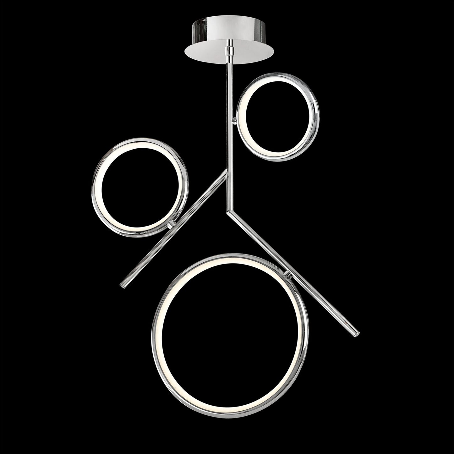 Mantra Olimpia Ceiling Light, 36W LED, 3000K, 2700lm, IP20, Chrome, 3yrs Warranty