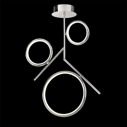 Mantra Olimpia Ceiling Light, 36W LED, 3000K, 2700lm, IP20, Chrome, 3yrs Warranty