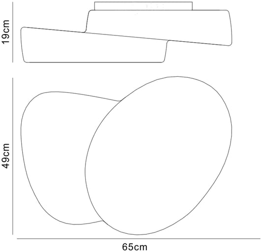 Mantra M1893 Ufo Ceiling 4 Light E27 Outdoor IP44, Matt White/Opal White