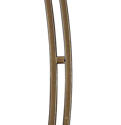 Mantra Pietra Linear Pendant 2 Arm 6 Light G9, Antique Brass