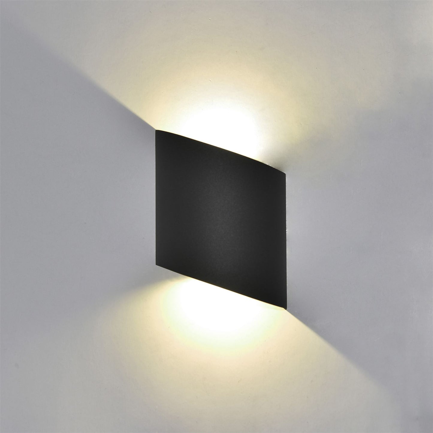 Mantra Fusion Sochi Wall Light, 6W LED, 3000K, 660lm, IP54, Anthracite, 3yrs Warranty