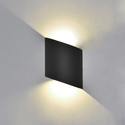 Mantra Fusion Sochi Wall Light, 6W LED, 3000K, 660lm, IP54, Anthracite, 3yrs Warranty