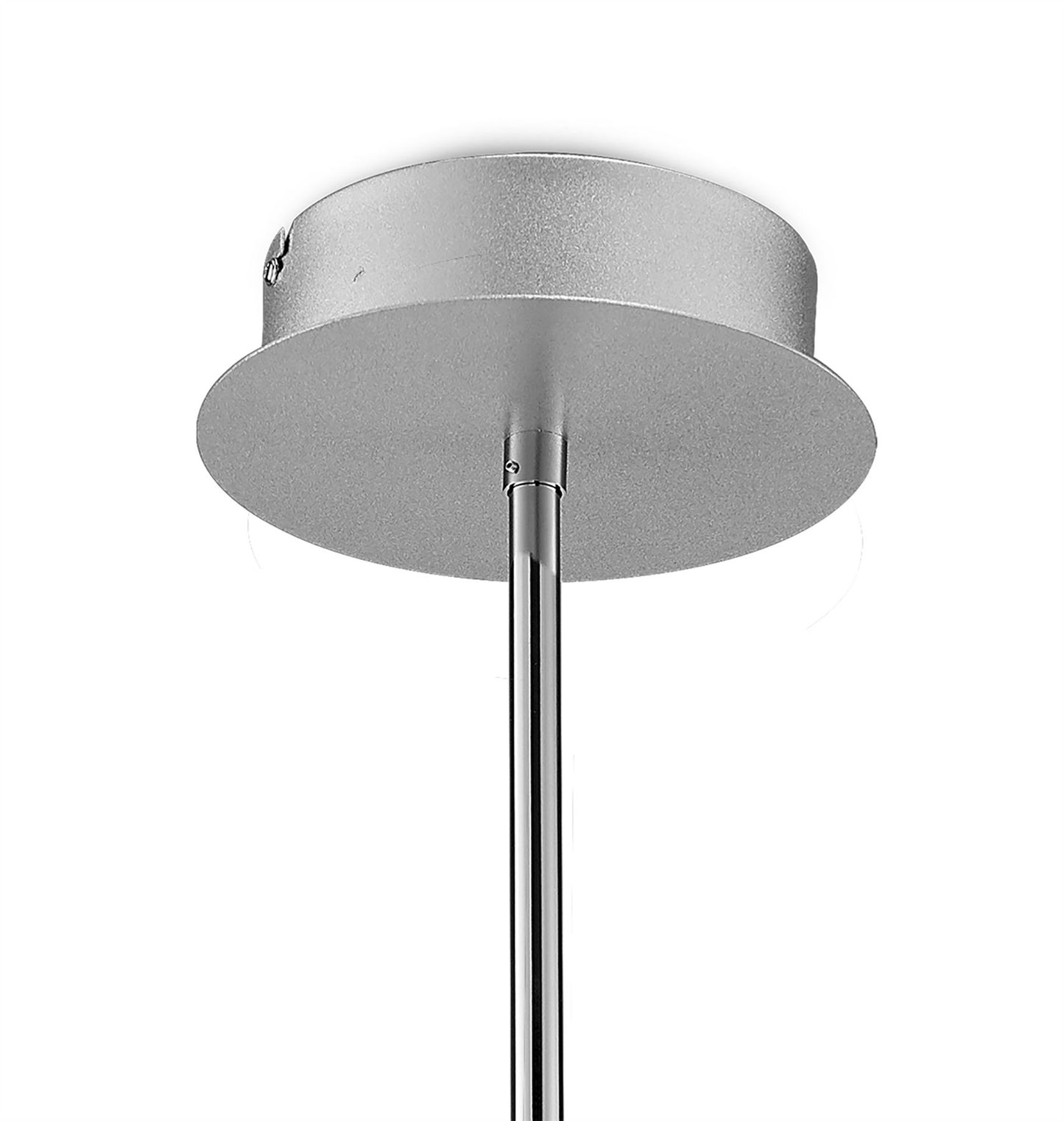 Mantra M4991 Knot Telescopic\Semi Ceiling 45W LED Curved Arms 3000K, 3150lm, Silver/Frosted Acrylic/Polished Chrome, 3yrs Warranty - M4991 Ceiling