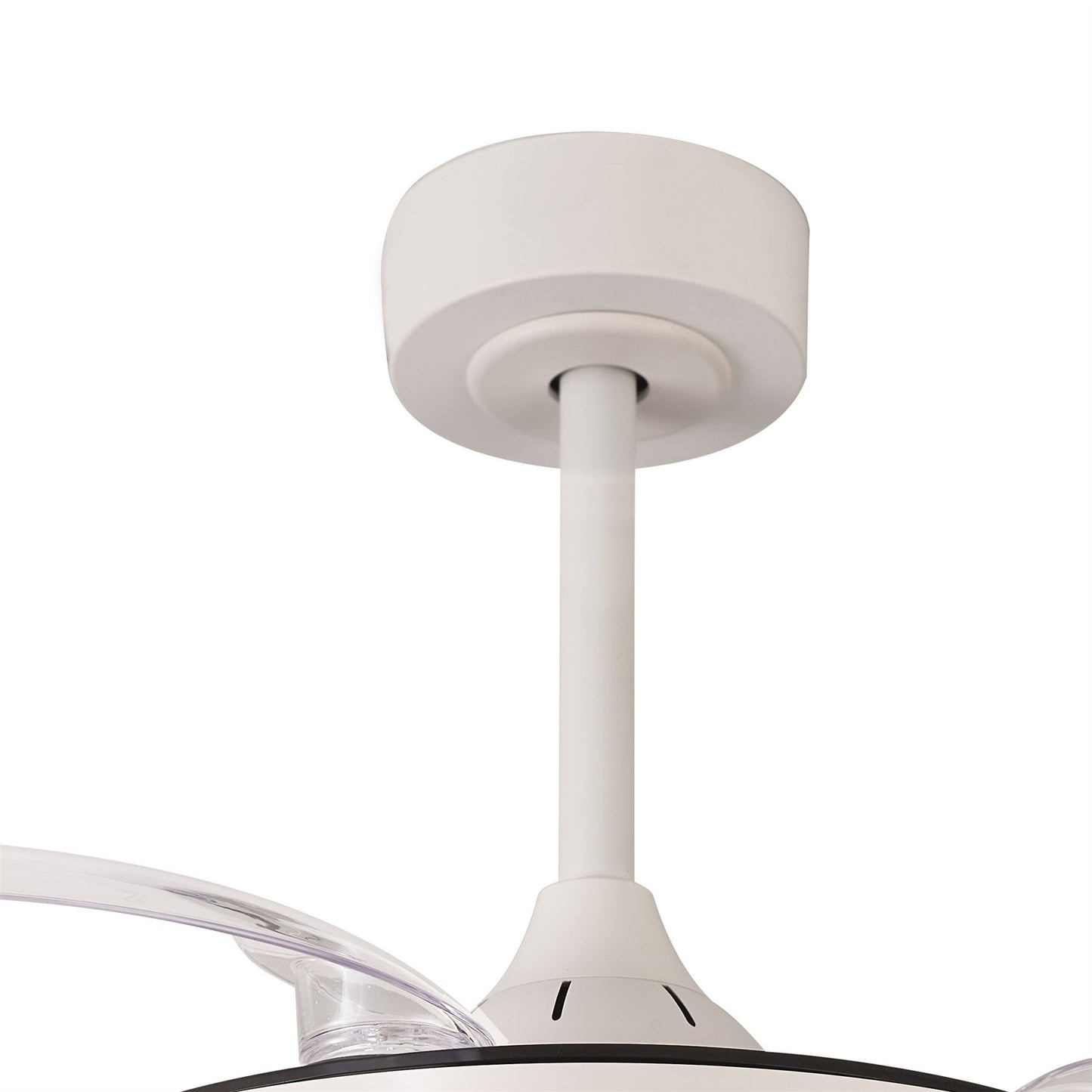 Mistral Mini 45cm 40W LED Dimmable Ceiling Light With Built-In 28W DC Fan, 2700-5000K Remote Control, 2500lm, White, 5yrs Warranty
