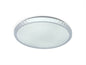 Mantra Fusion Naxos 40cm Ceiling 24W LED with Remote Control 3000K-6000K, 1550lm, White/Clear Acrylic, 3yrs Warranty Ceiling