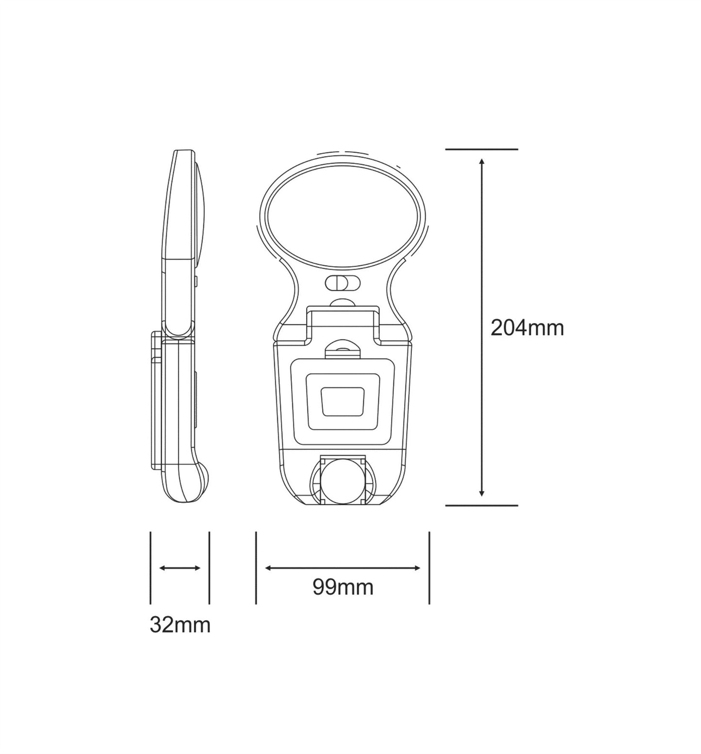 Techtouch Everywhere LED 0.5W Wall Light 8000K 35lm, Indoor Use Only, 3yrs Warranty