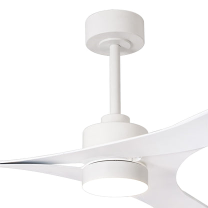 Thai 122cm 30W LED Dimmable Ceiling Light With Built-In 35W DC Fan, 2700-5000K Remote & APP Control, 2400lm, White, 5yrs Warranty