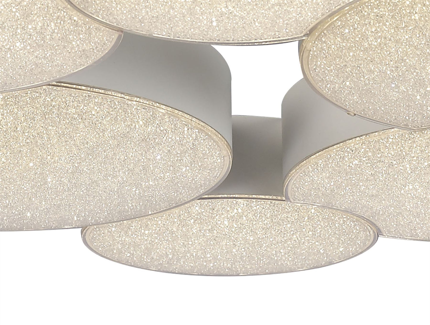 Mantra Fusion M5761 Lunas Pendant 61cm Diameter 54W LED 3000K, 2650lm, RF Remote Control White, 3yrs Warranty
