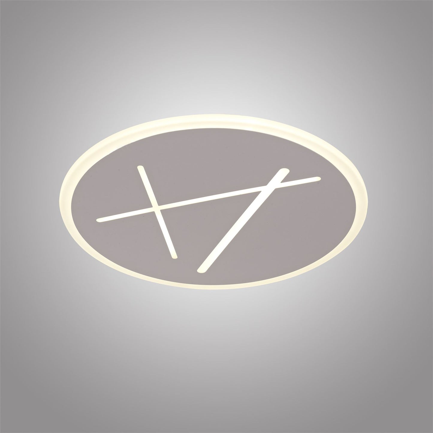 Mantra Fusion Kenzo 46.8cm Ceiling 47cm Round, 40W LED, 4000K, 2800lm, Sand White, 3yrs Warranty Ceiling