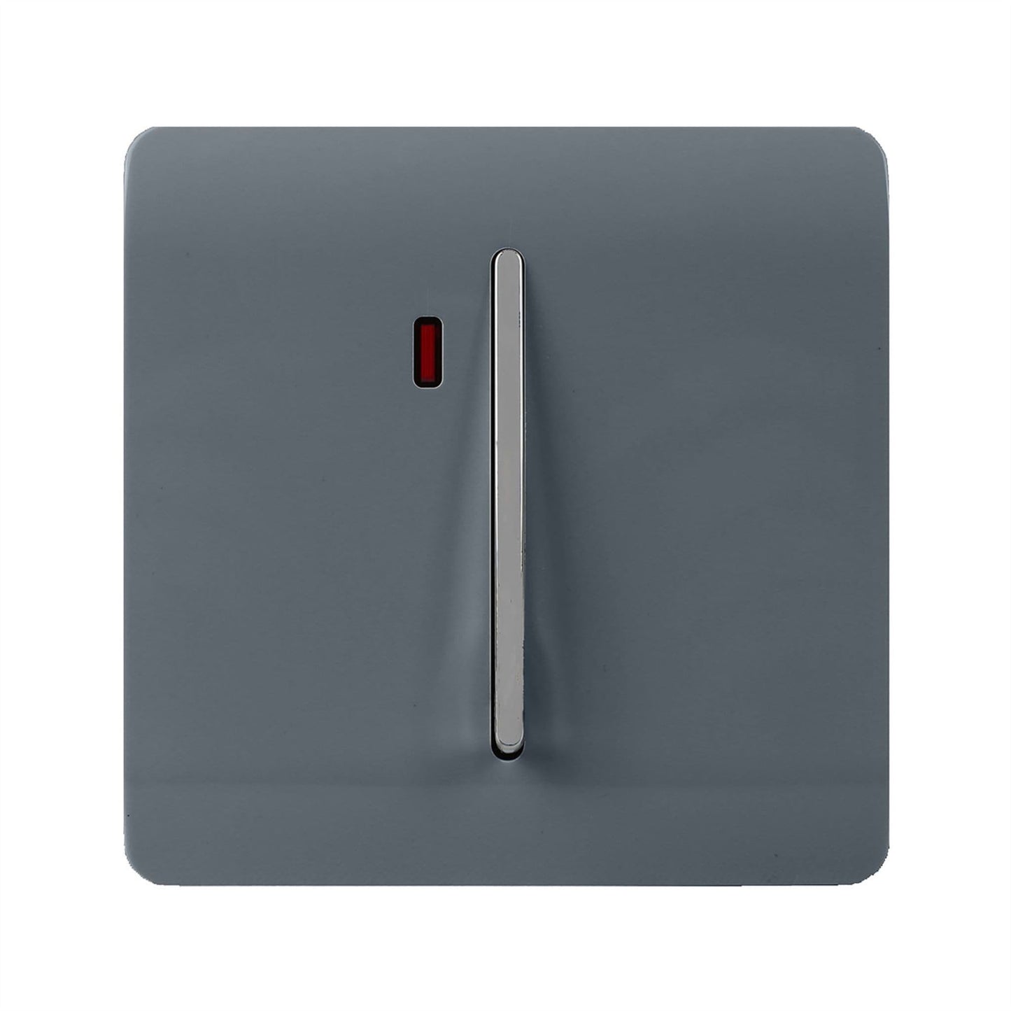 Trendi Artistic Modern Glossy 20 A Tactile Light Switch & Neon Insert Warm Grey
