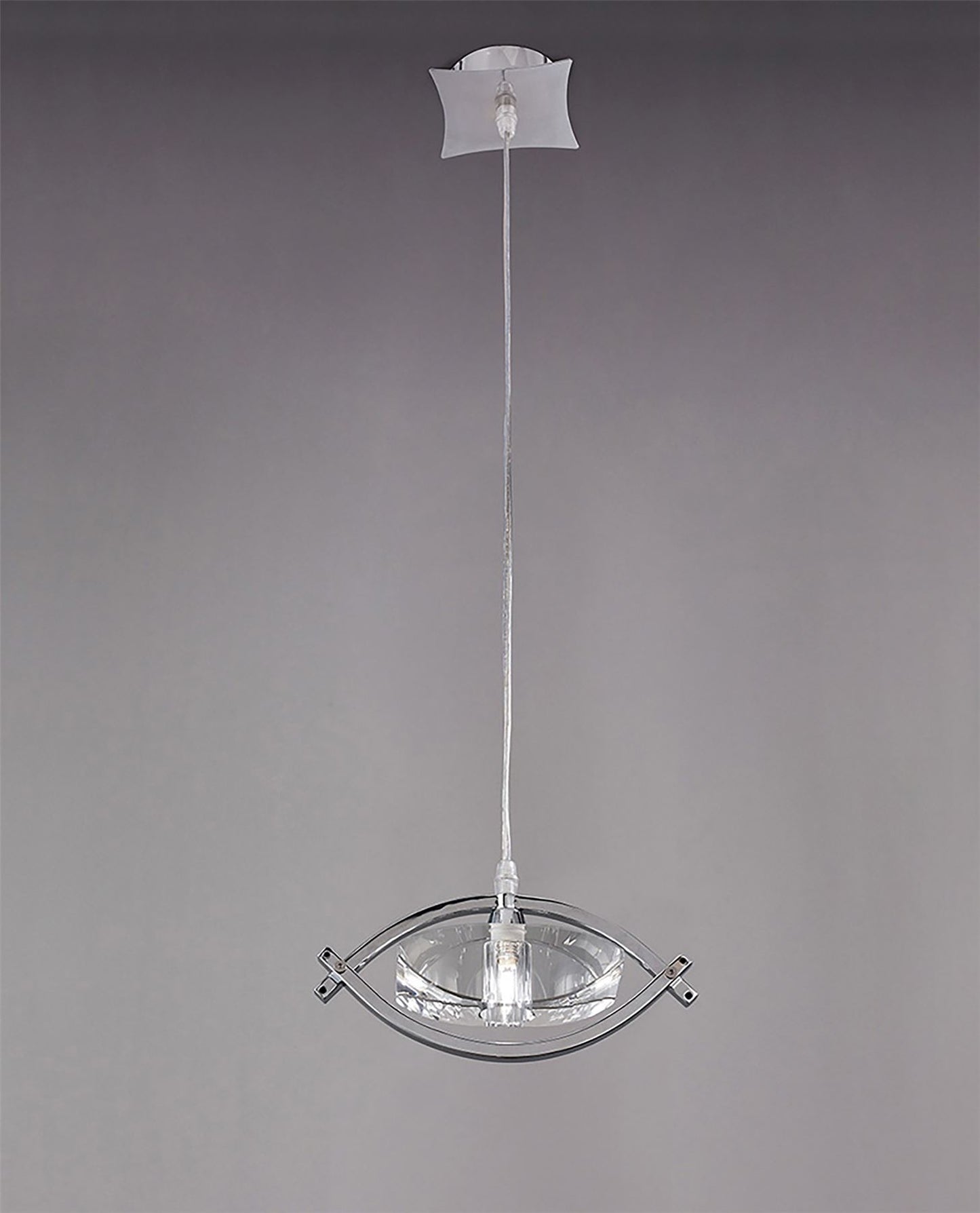 Mantra M0899 Kromo Pendant 1 Light G9, Polished Chrome