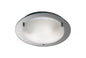 Deco Brooklyn Ceiling Light, 450mm Round, 3 Light E27 Polished Chrome
