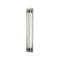 Mantra Fusion Tube Flush 21W LED 4000K Polished Chrome/Sand Diamond, 1800lm, 3yrs Warranty Crystal