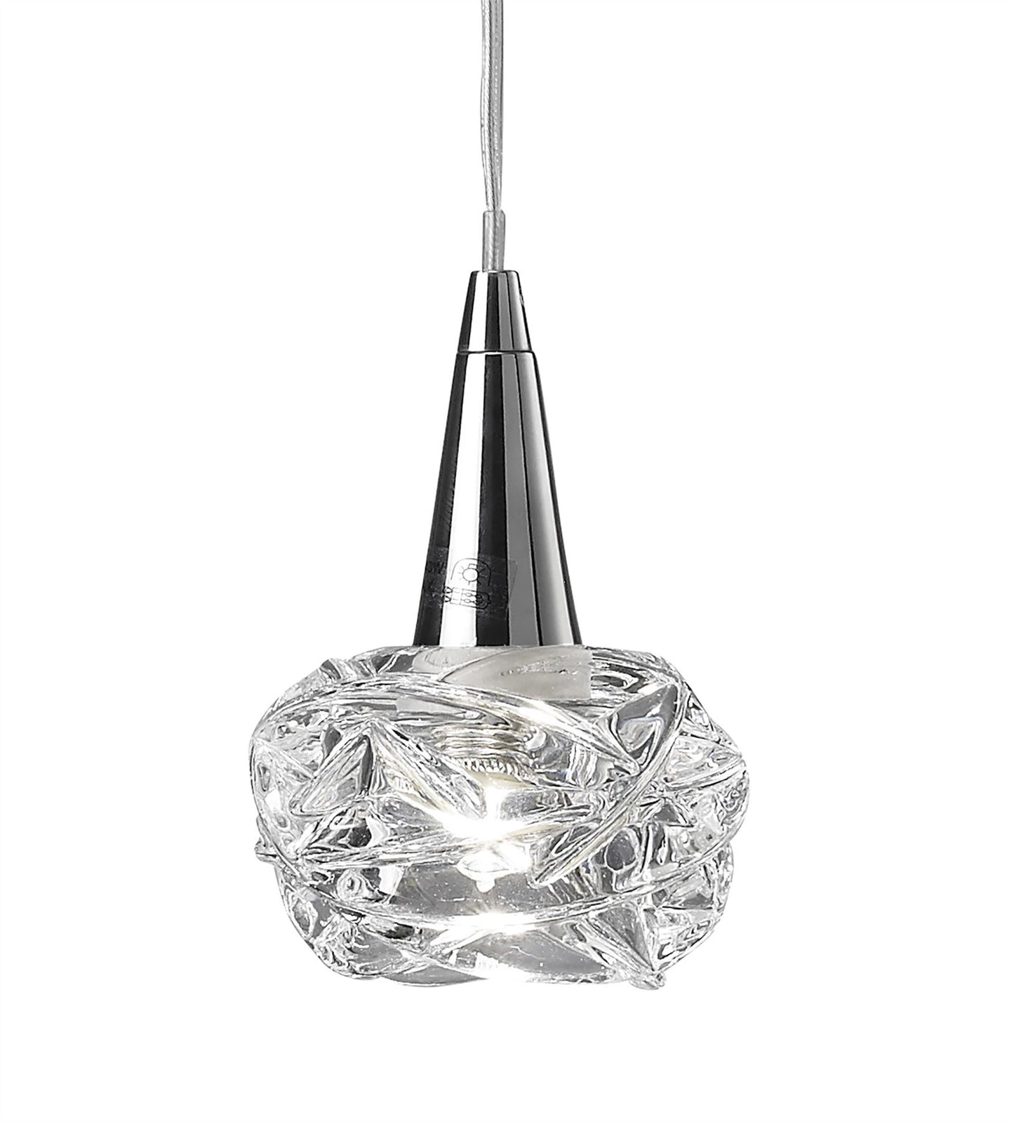 Mantra M3946 Maremagnum Pendant 1 Light G9, Polished Chrome