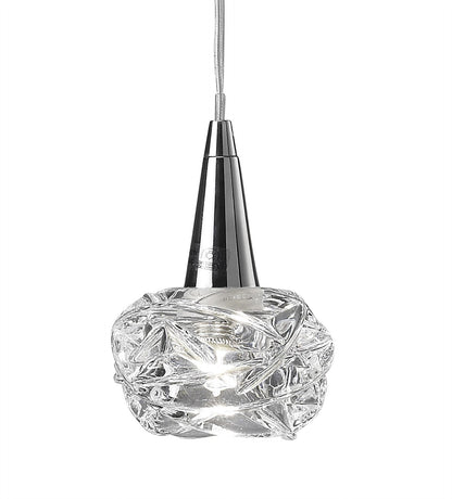 Mantra M3946 Maremagnum Pendant 1 Light G9, Polished Chrome