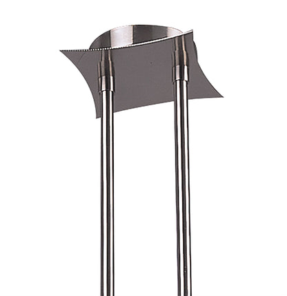 Mantra Rosa Del Desierto Telescopic Linear Pendant Line 6 Light G9, Satin Nickel